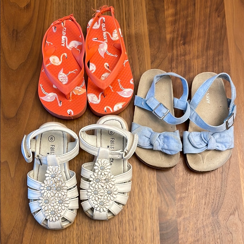 Sandals Bundle (3 , size 8 toddler)